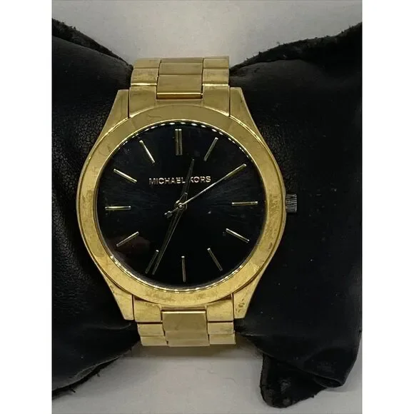 Michael Kors MK3179 Women's Stainless Steel Analog Gold Dial Quartz Watch LJ318 - Picture 3 of 12